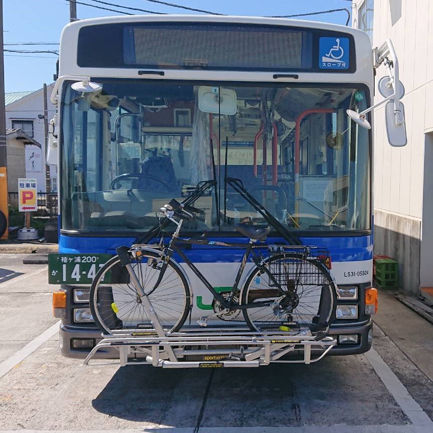 千葉県初！自転車ラックバスの運行がはじまりました🚌 - 館山市観光協会